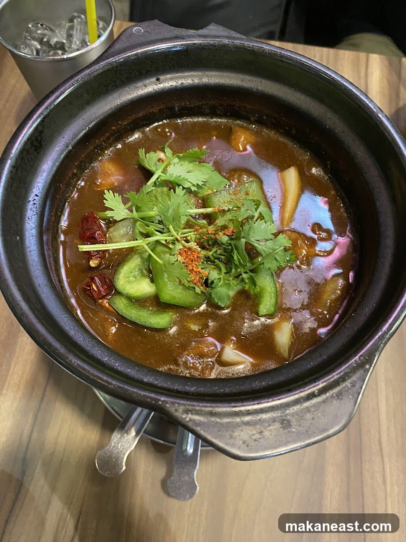 Spicy Stew with Cilantro