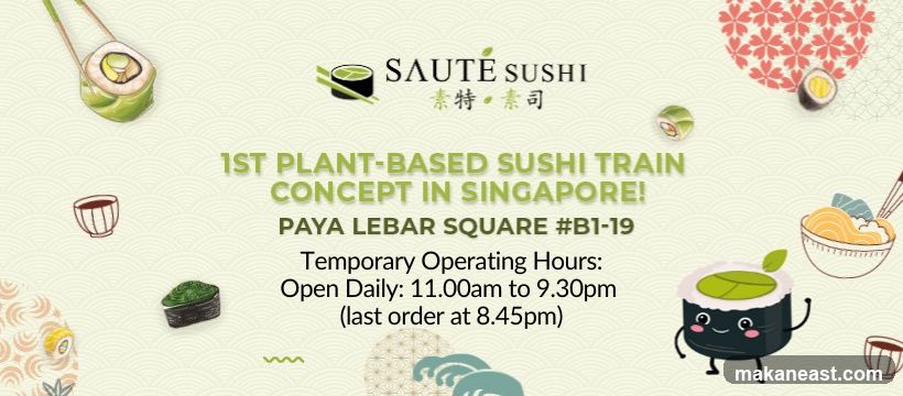 Saute Sushi Advertisement