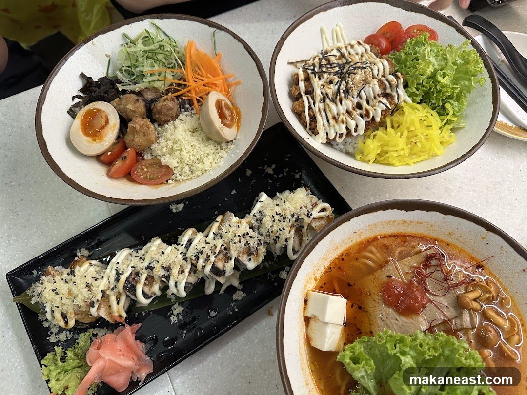 Japanese Food Spread