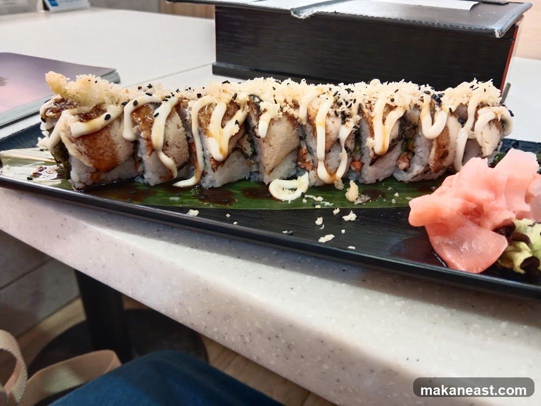 Sushi Roll with Toppings