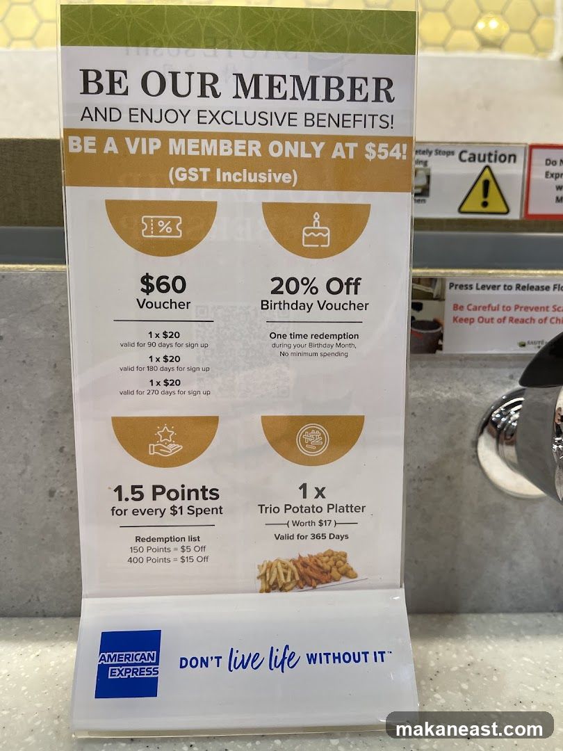 Membership Benefits Display