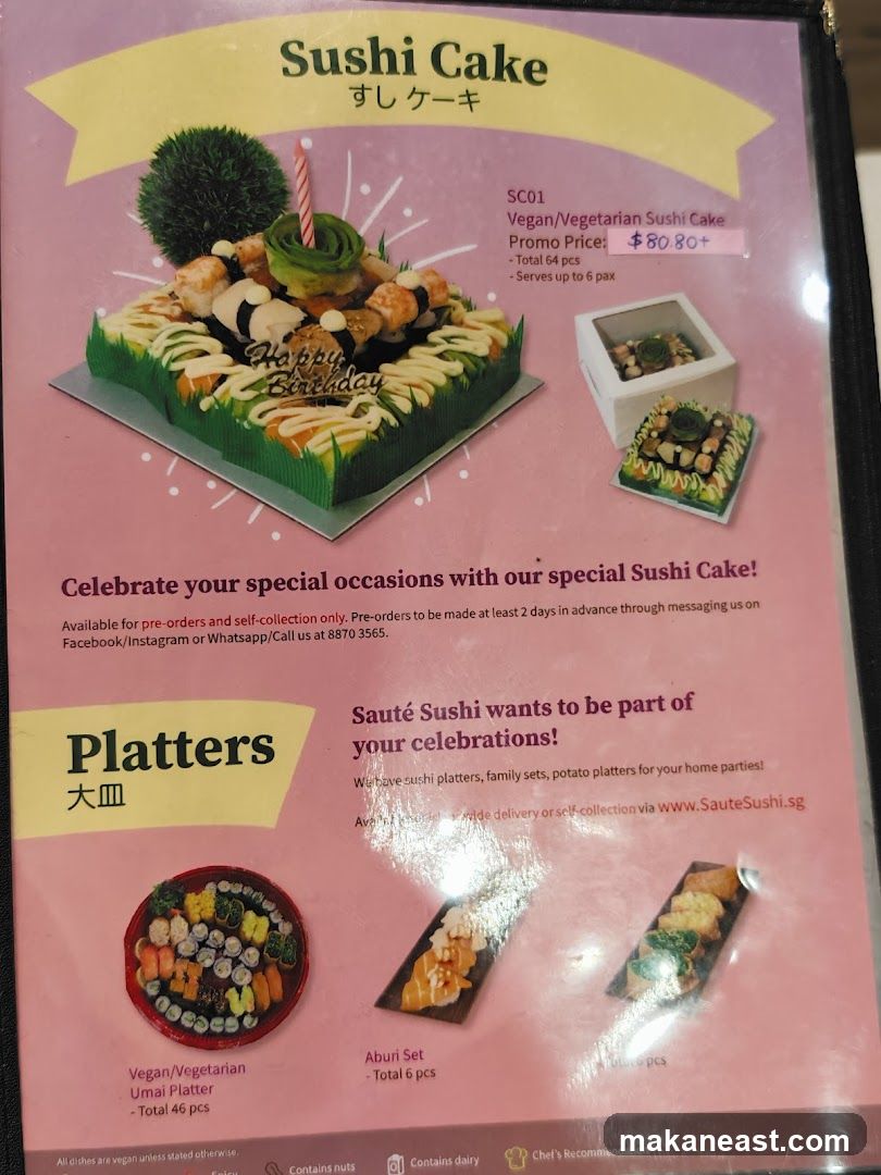 Sushi Cake & Platters
