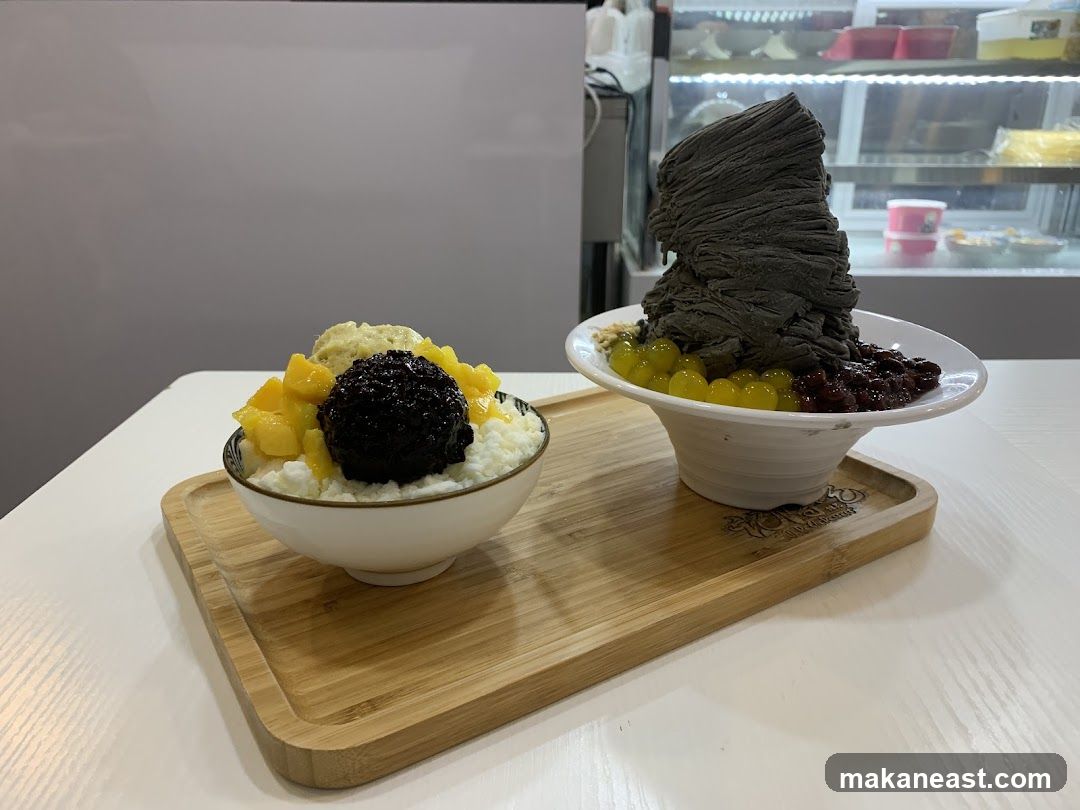 Desserts on a Tray
