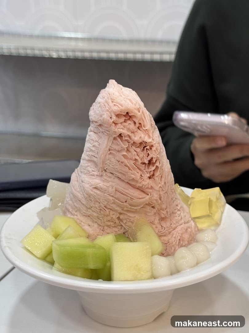 Shaved Ice Dessert