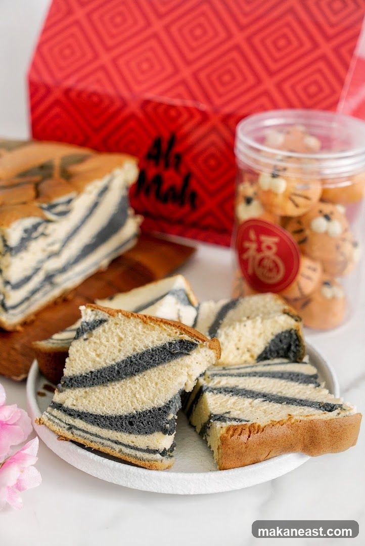 Marbled Cake and Tiger Cookies