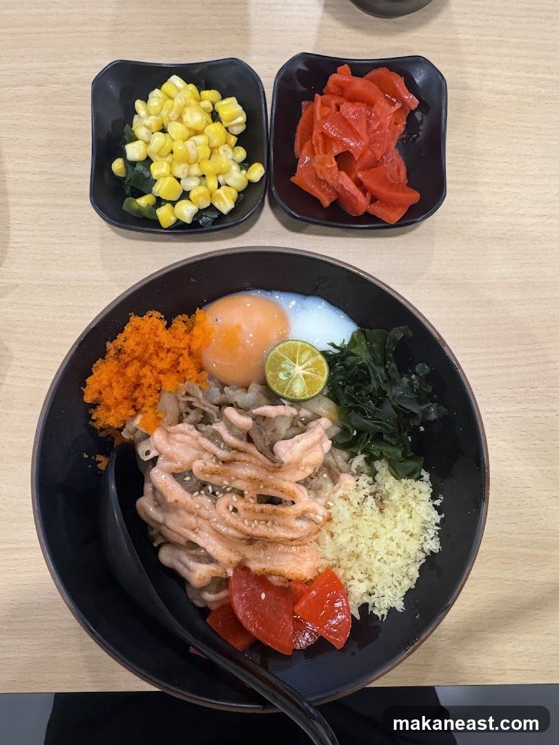Salmon Donburi with Sides