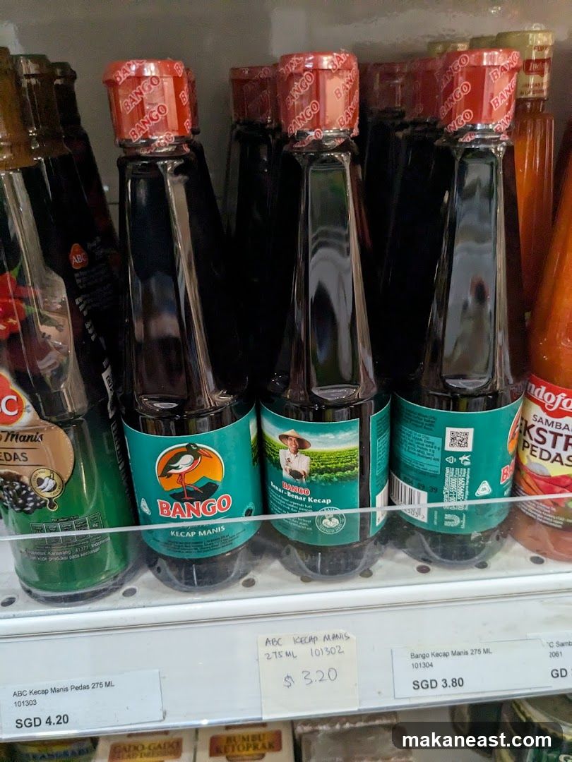 Bottles of Kecap Manis