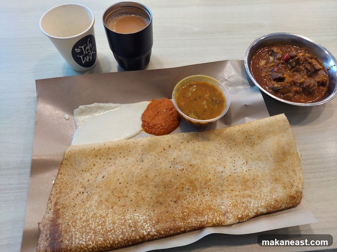Indian Meal with Drinks