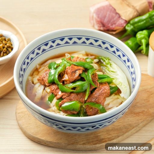 Beef and Pepper Noodles