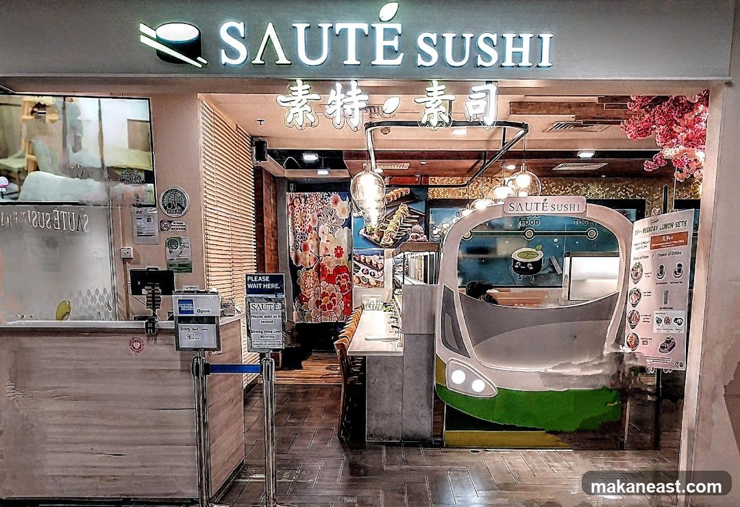 Saute Sushi | Paya Lebar Square | Paya Lebar | Vegetarian Vegan Halal | Japanese Cuisines