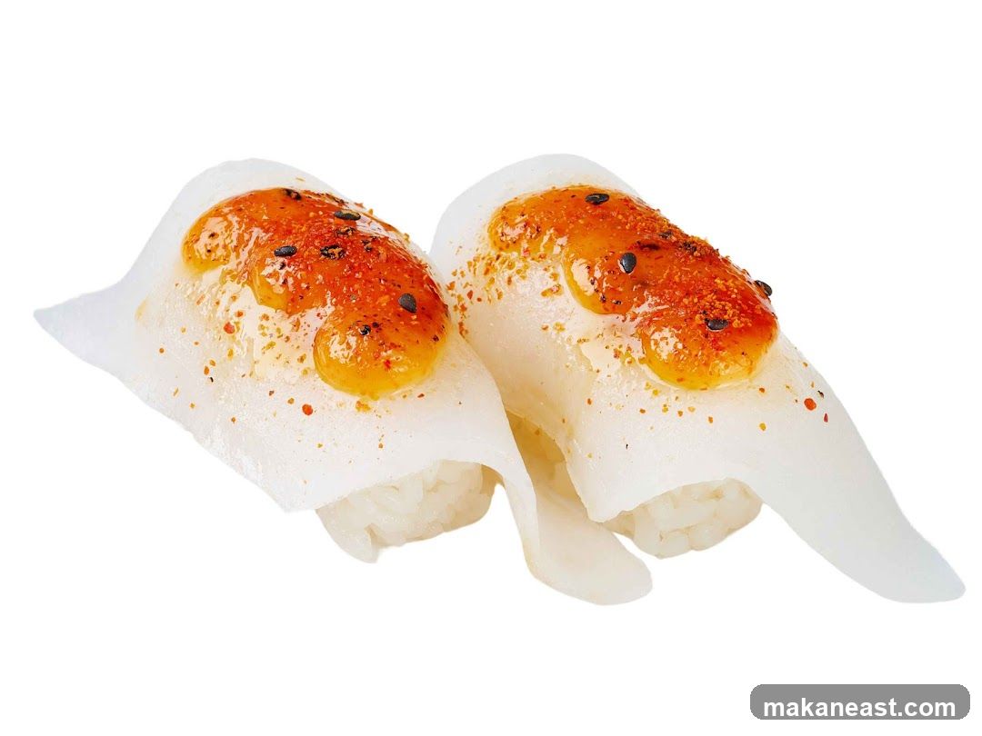 Spicy Squid Sushi
