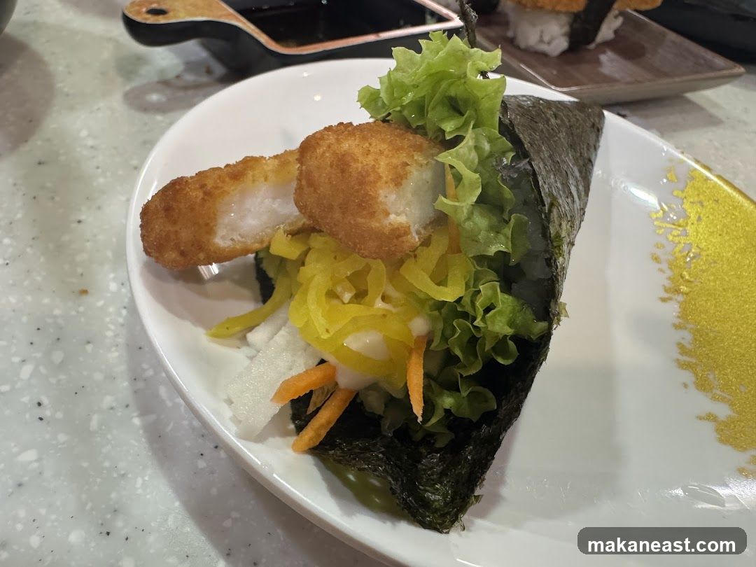 Fried Fish Hand Roll