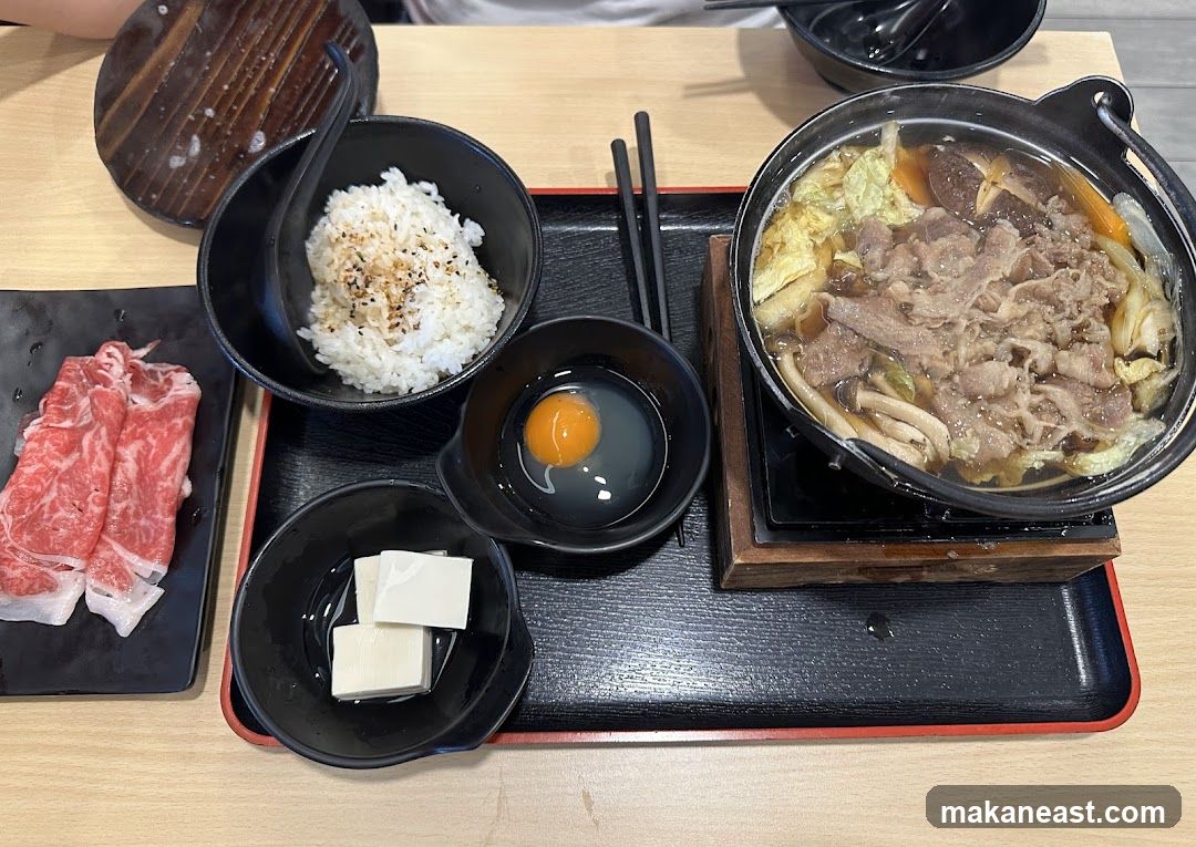 Sukiyaki Meal