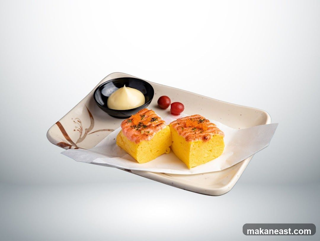 Tamagoyaki with Salmon and Mayo