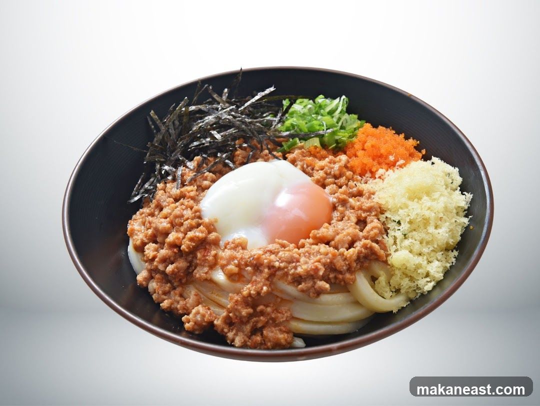 Udon Noodles with Toppings