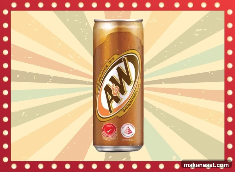 A&W Sarsaparilla Can