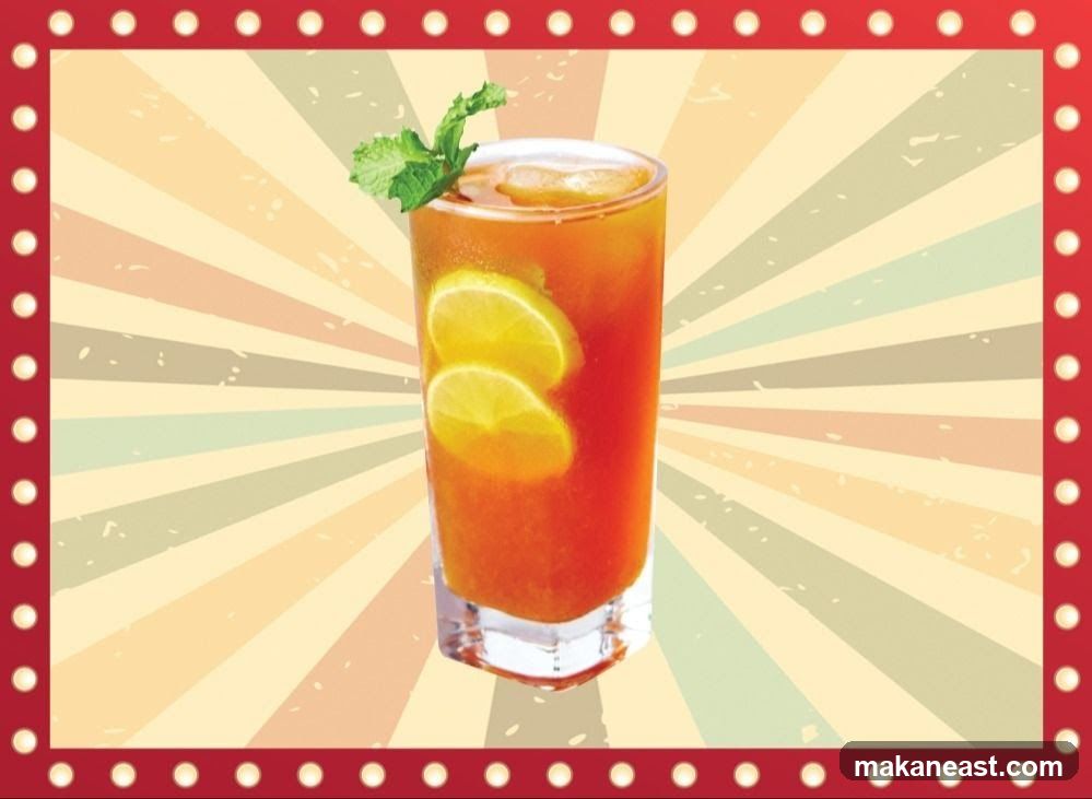 Iced Tea with Lemon and Mint