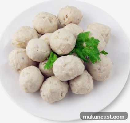 Meatballs on a Plate