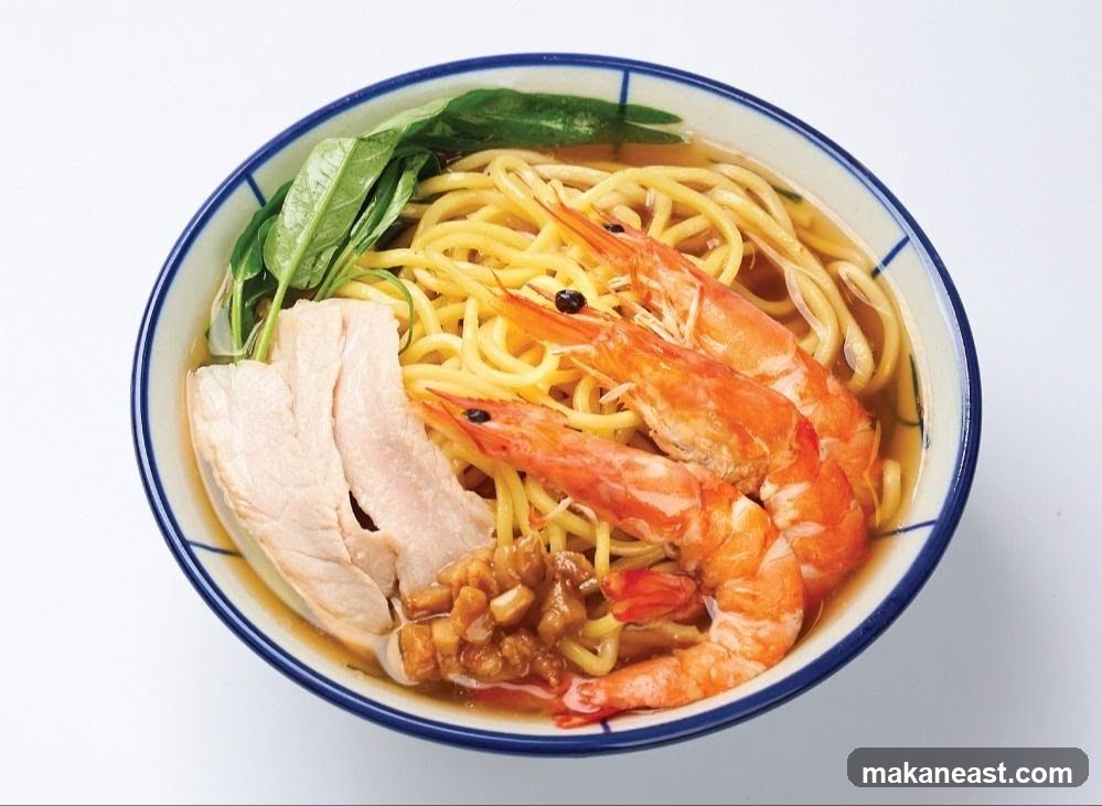 Shrimp and Chicken Noodle Soup
