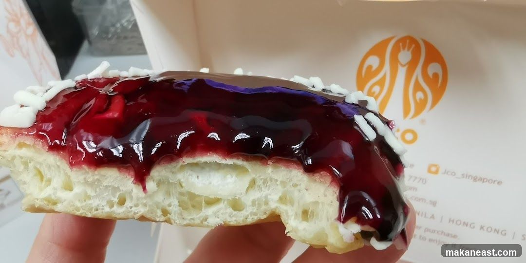 Donut with Berry Glaze