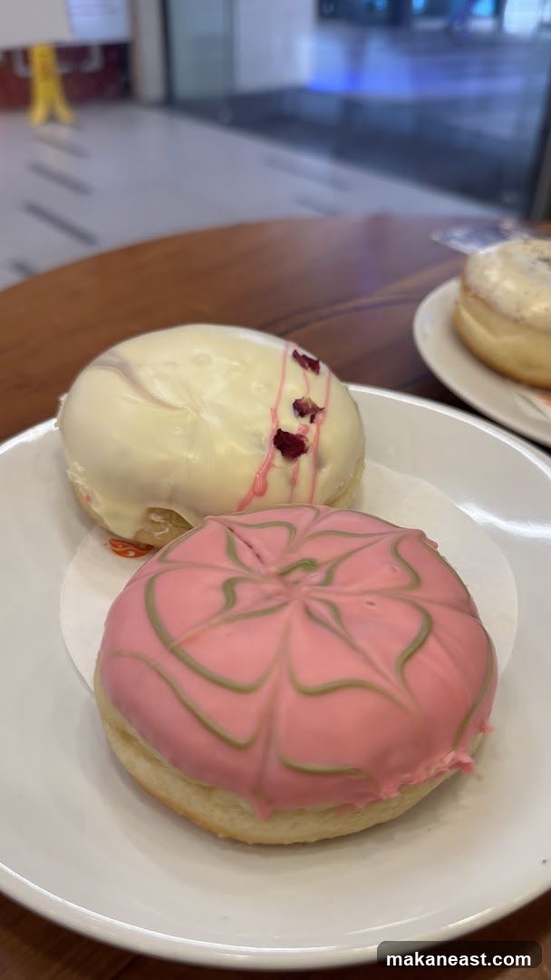Two Decorated Donuts