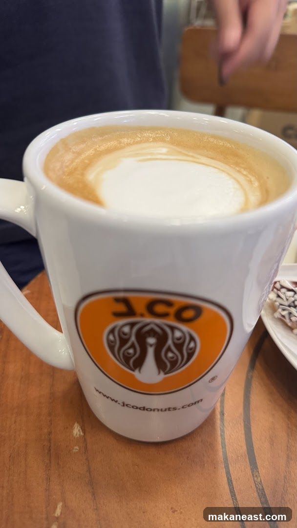 Coffee with J.CO Logo