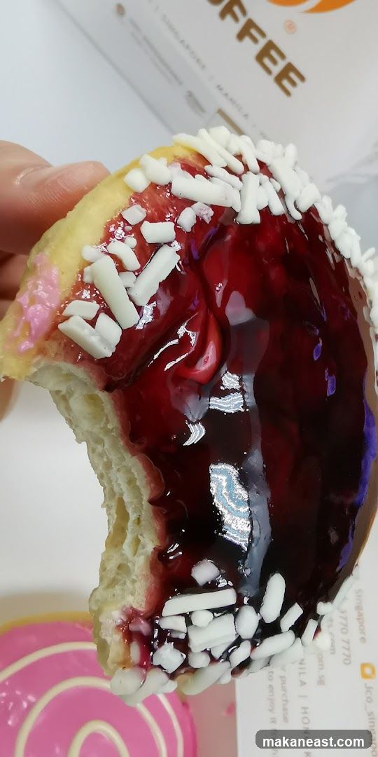 Donut with Berry Glaze