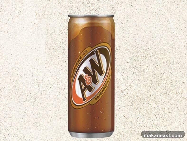 A&W Sarsaparilla Can