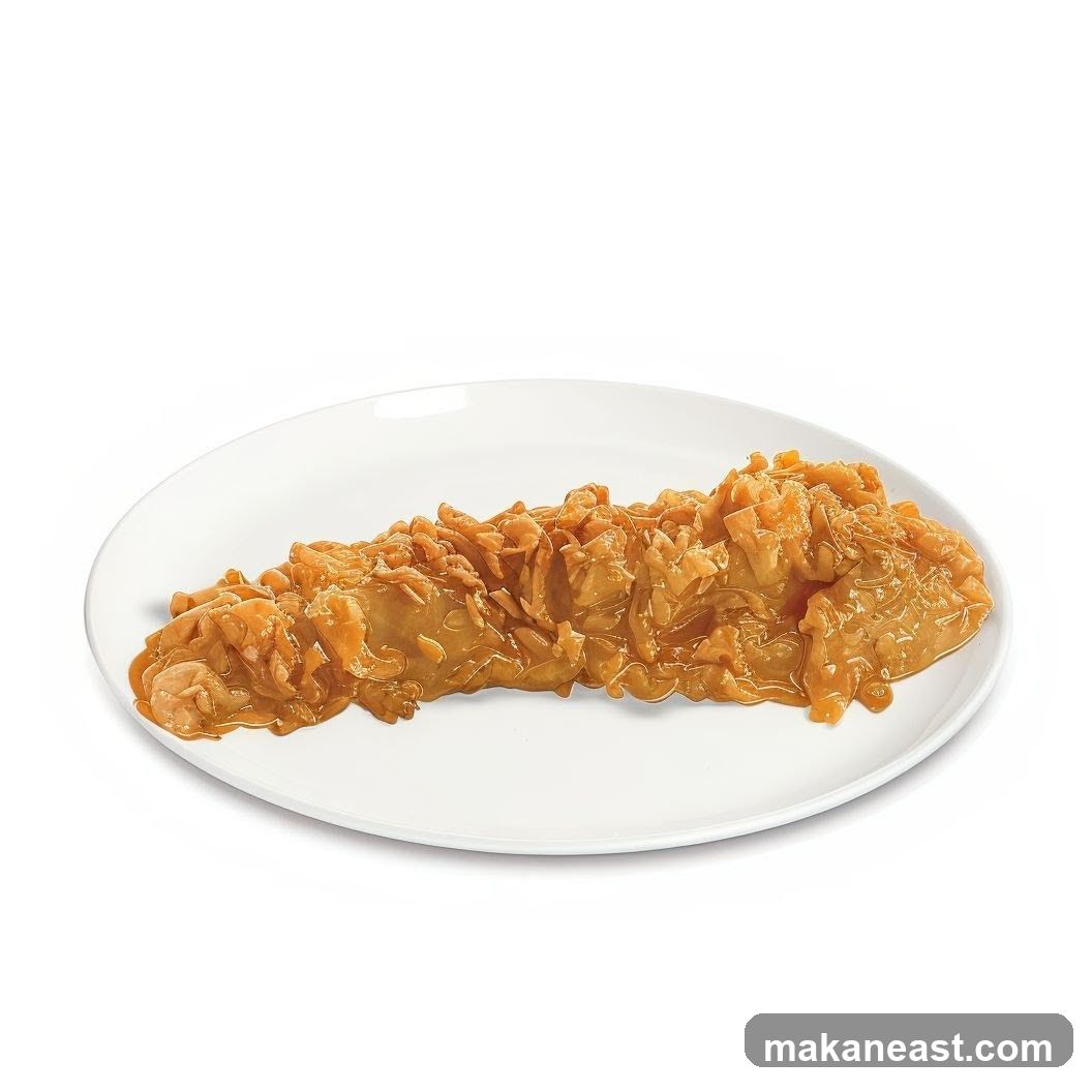 Fish fillet with sauce and crispy toppings