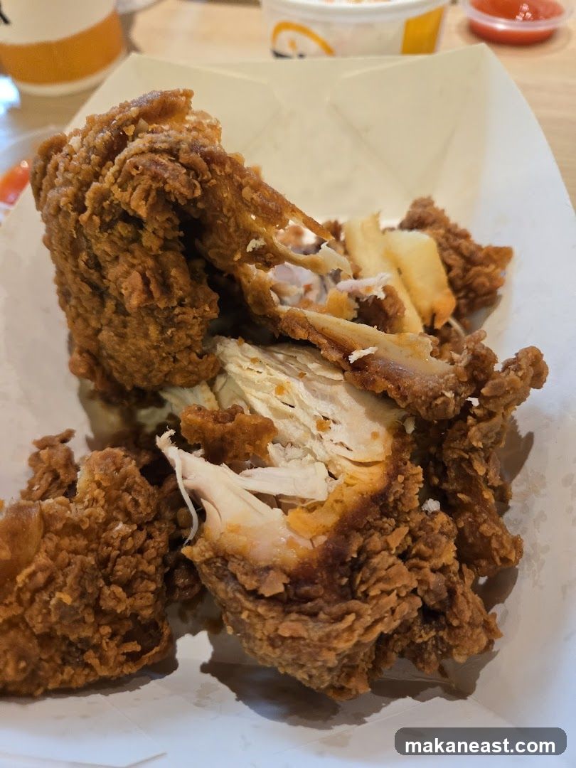 Fried Chicken and Fries