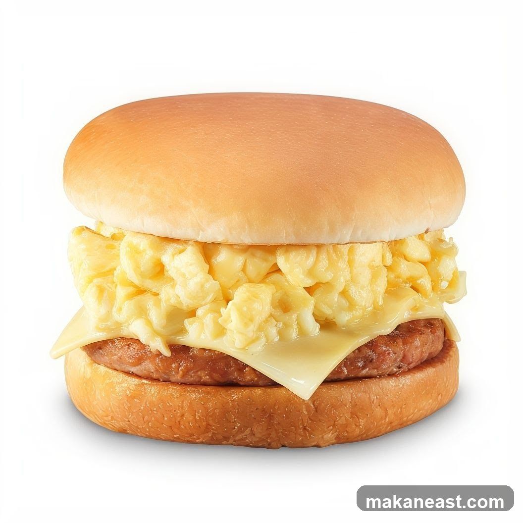 Sausage, Egg, and Cheese Breakfast Sandwich