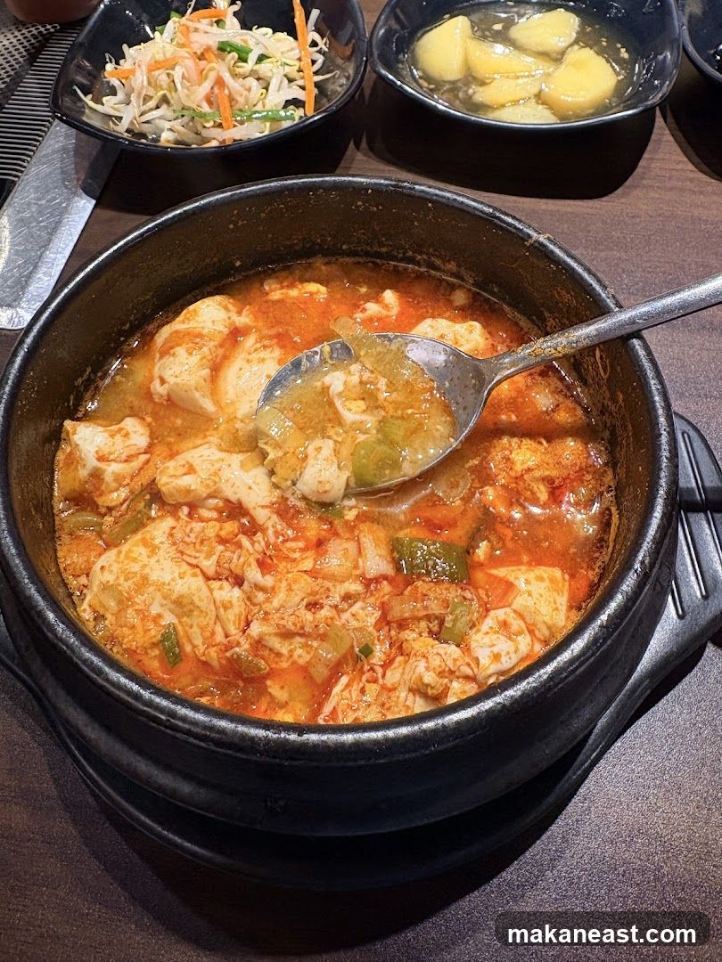 Korean Stew with Side Dishes