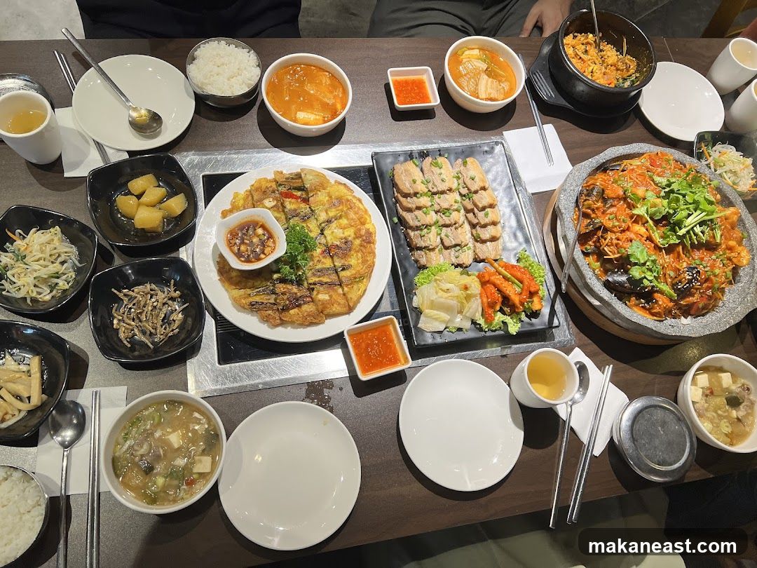 Korean Food Spread