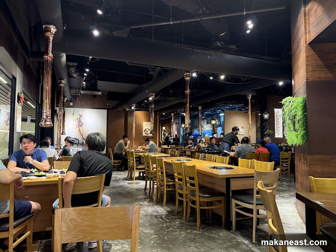 Restaurant Interior with Diners