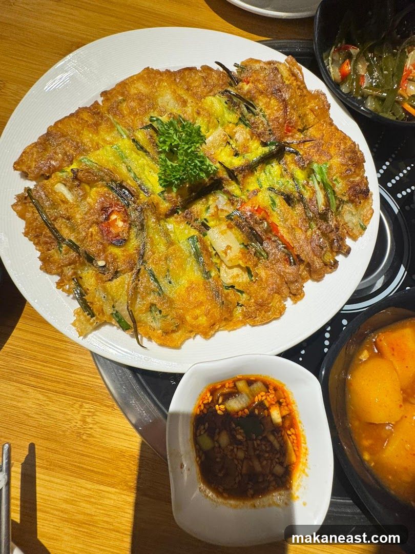 Korean Pancake with Dipping Sauce