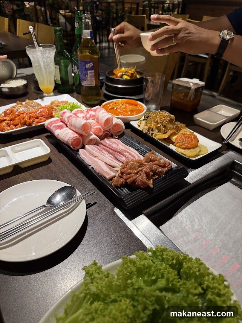 Korean BBQ Spread