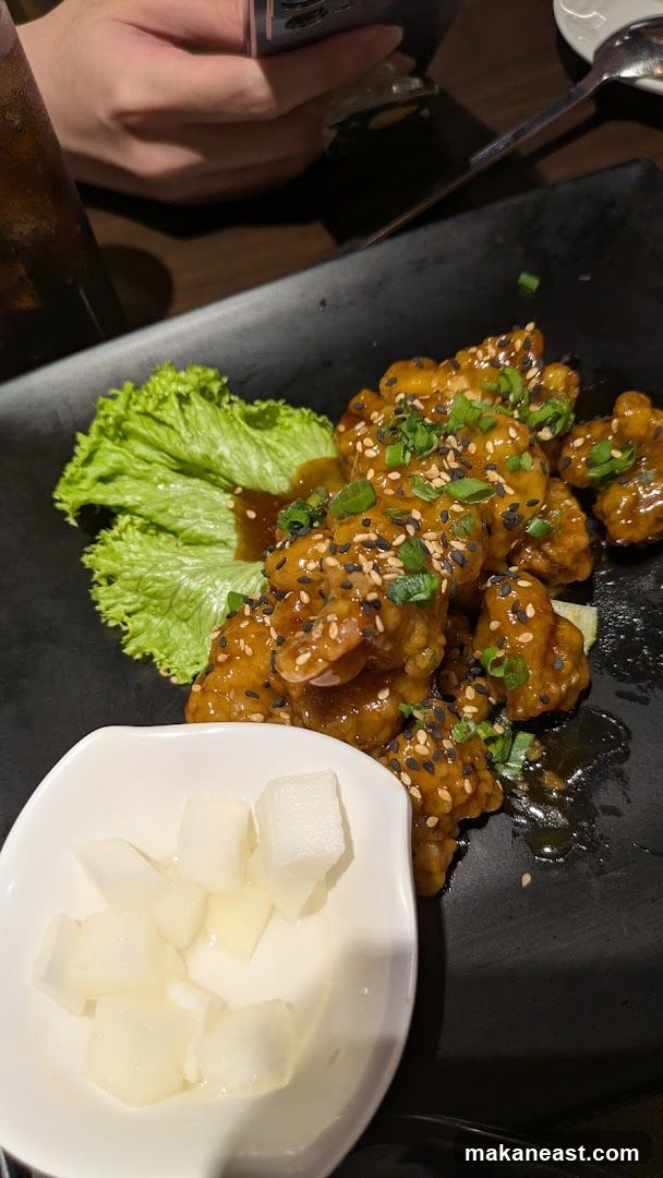 Korean Fried Chicken with Pickled Radish