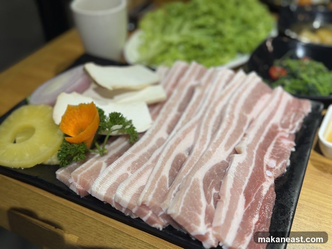 Pork Belly and Vegetables