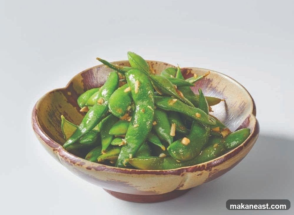 Edamame in a Bowl