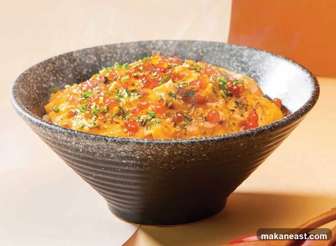 Salmon Roe and Scrambled Egg Rice Bowl