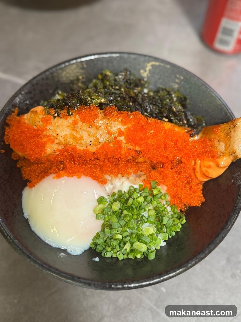 Salmon Roe Rice Bowl