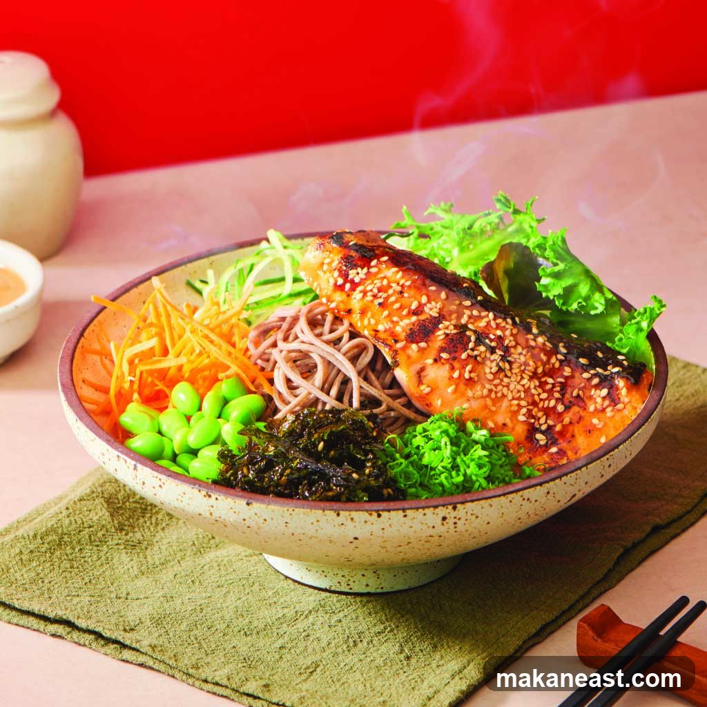 Salmon Soba Bowl