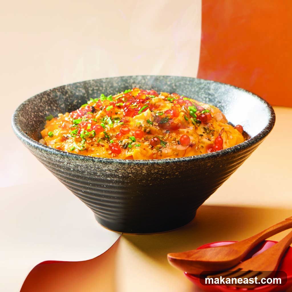 Salmon Roe and Scrambled Egg Rice Bowl