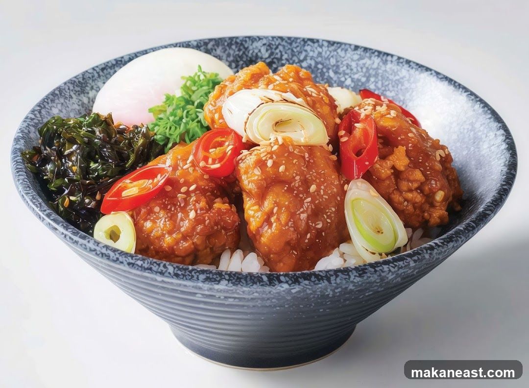 Fried Chicken Rice Bowl