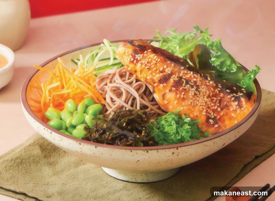 Salmon Soba Bowl