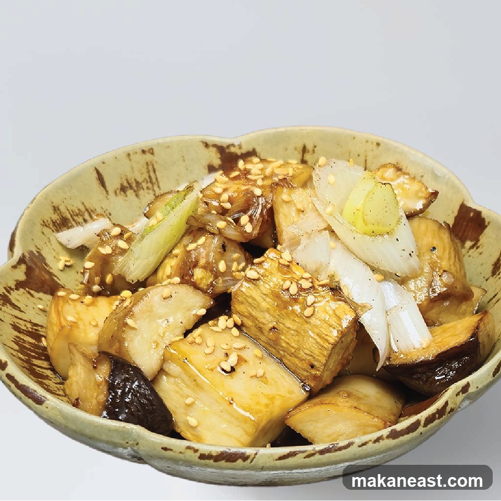 Dish of Eggplant and Onion
