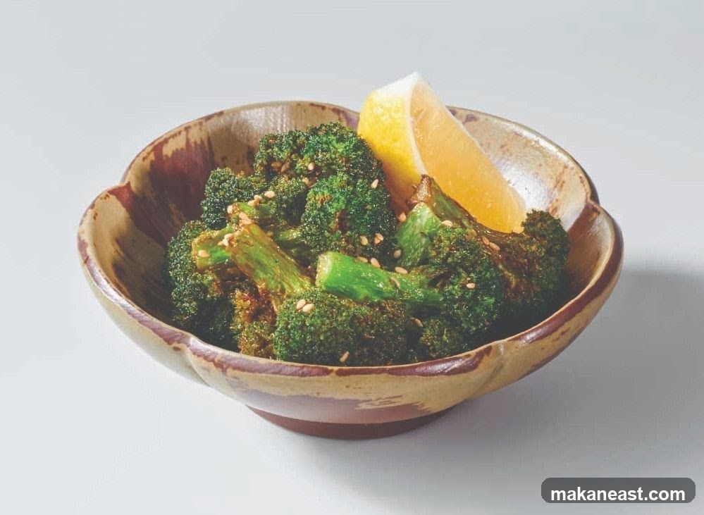 Broccoli with Sesame Seeds and Lemon