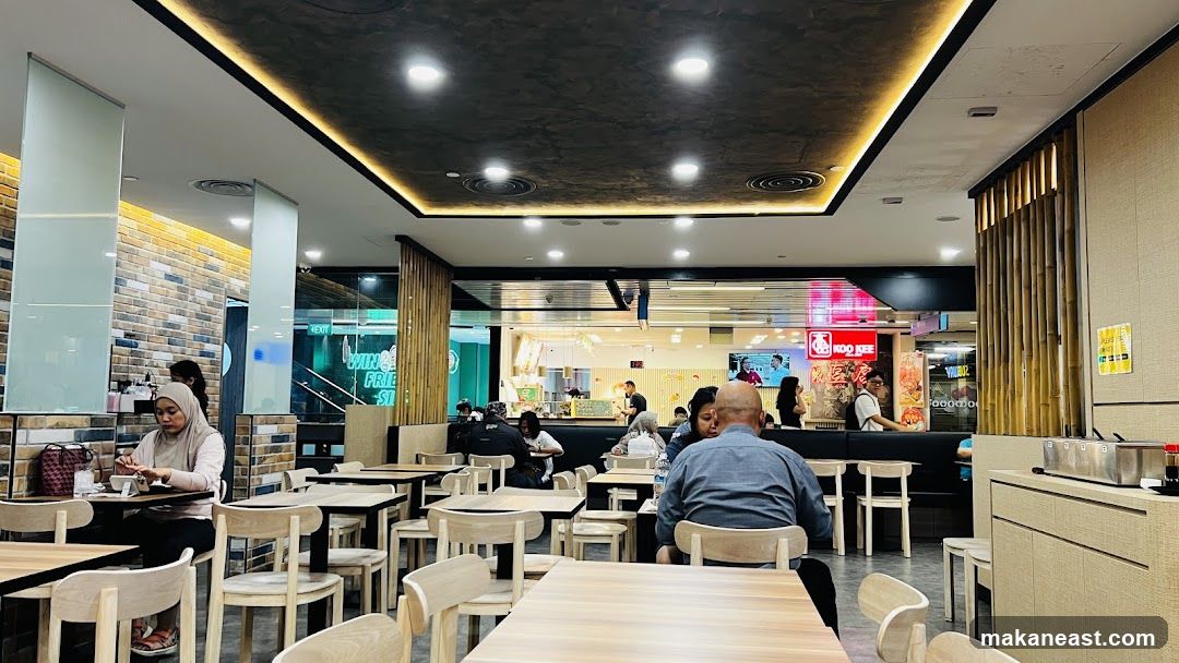 Restaurant Interior with Diners