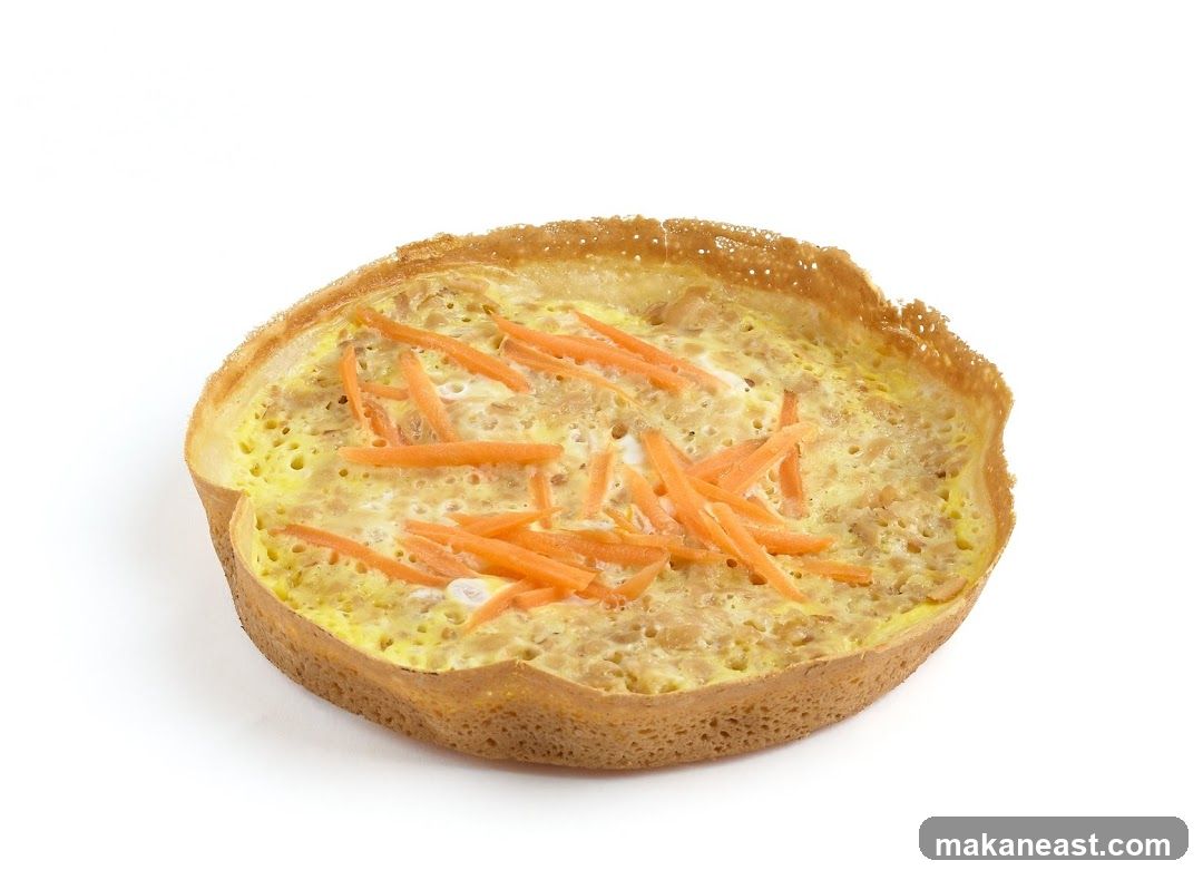 Savory Pancake with Shredded Carrots