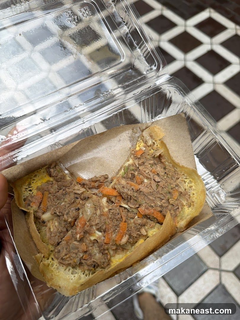 Savory Pancake with Tuna Filling